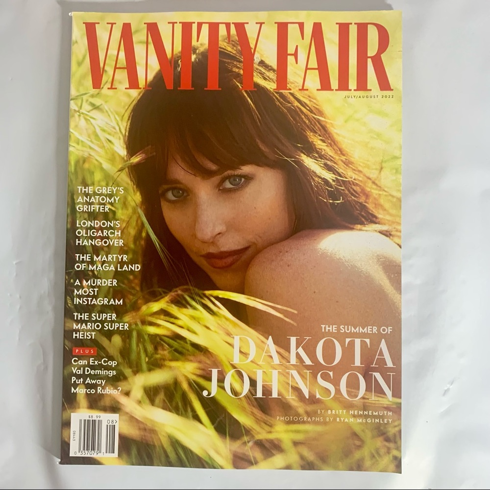 Vanity Fair Magazine July August 2022 Dakota Johnson Fifty Shades Of Grey